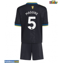 Manchester United Harry Maguire #5 3rd trikot Kinder 2025-26 Kurzarm (+ Kurze Hosen)